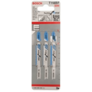 Lame de scie sauteuse T118 Bosch pour métal flexible